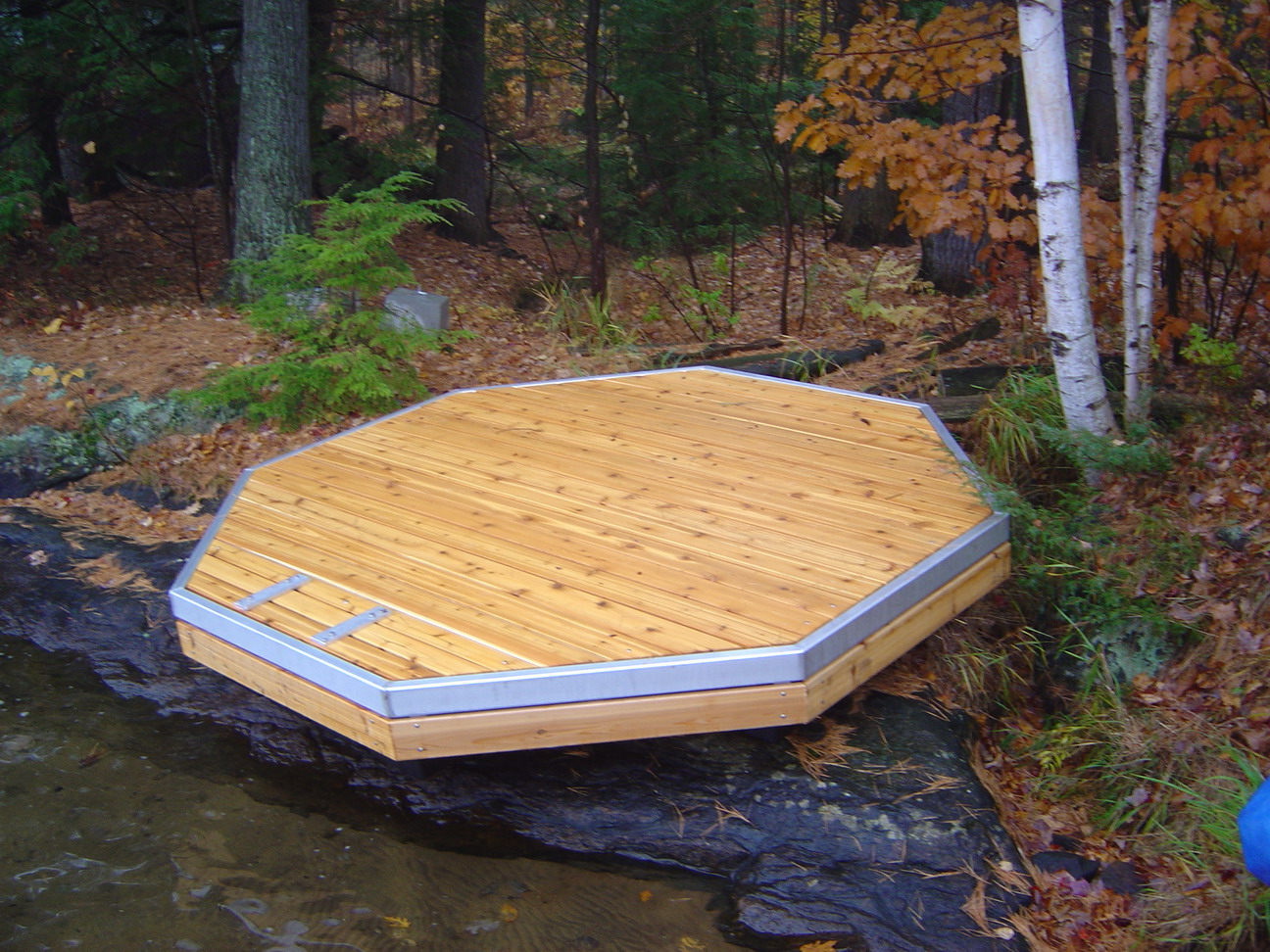 New Octagonal Floating Swim Platform