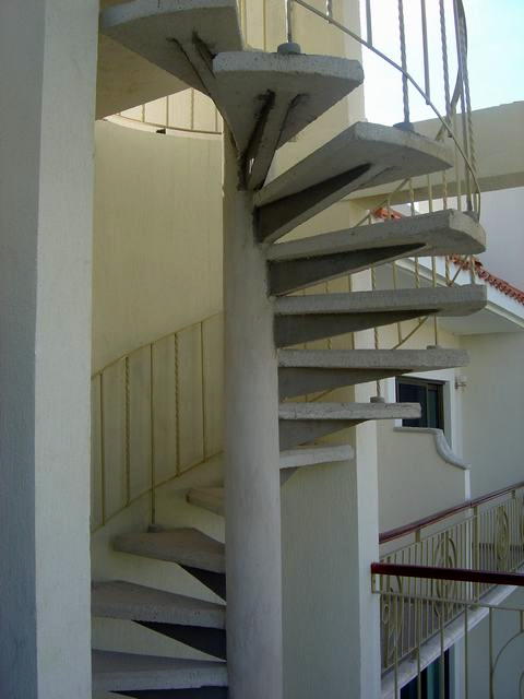 Private Staircase to Private Roof Top Patio