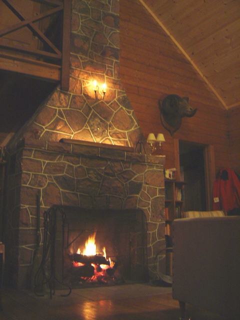 Granite Fireplace